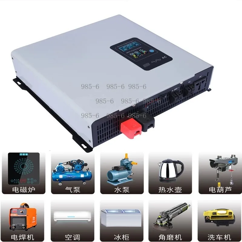 12V/24V/48V Off-Grid Solar Inverter, 1300W to 4000W Power Range for Household PV System