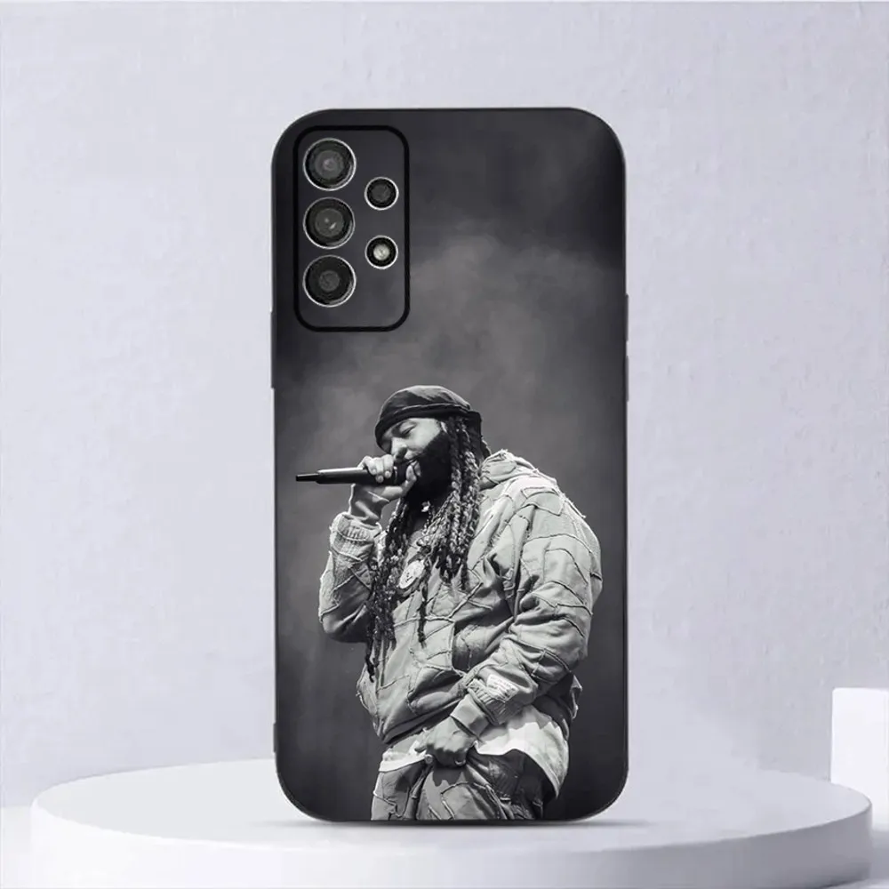 Singer P-Partynextdoor Phone Case For Samsung Galaxy A13,A21s,A22,A31,A32,A52,A53,A71,A80,A91 Soft Black Shell