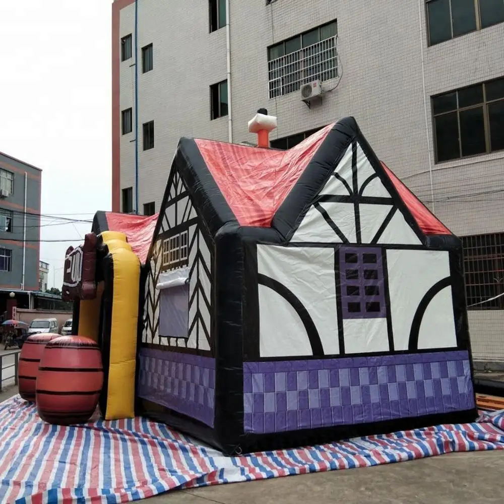 Outdoor Party Event Decoration Commercial Rental Castle Bar Inflatable Irish Pub Tent,inflatable Wine House for Sale