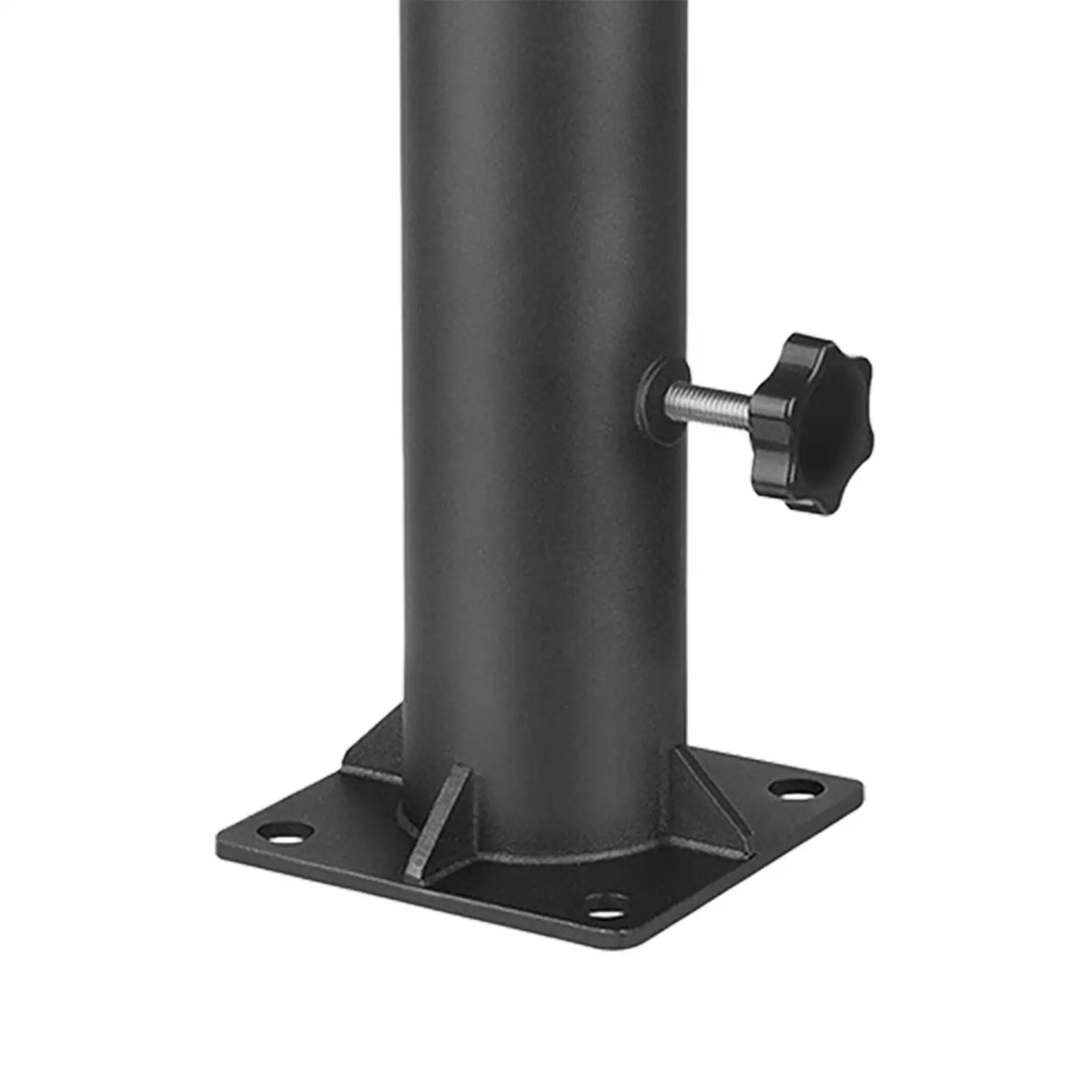 Patio Umbrella Stand Metal Flag Pole Holder Parasol Holder Umbrella Mount for Courtyard Yard Picnic Tables Pontoons Dock