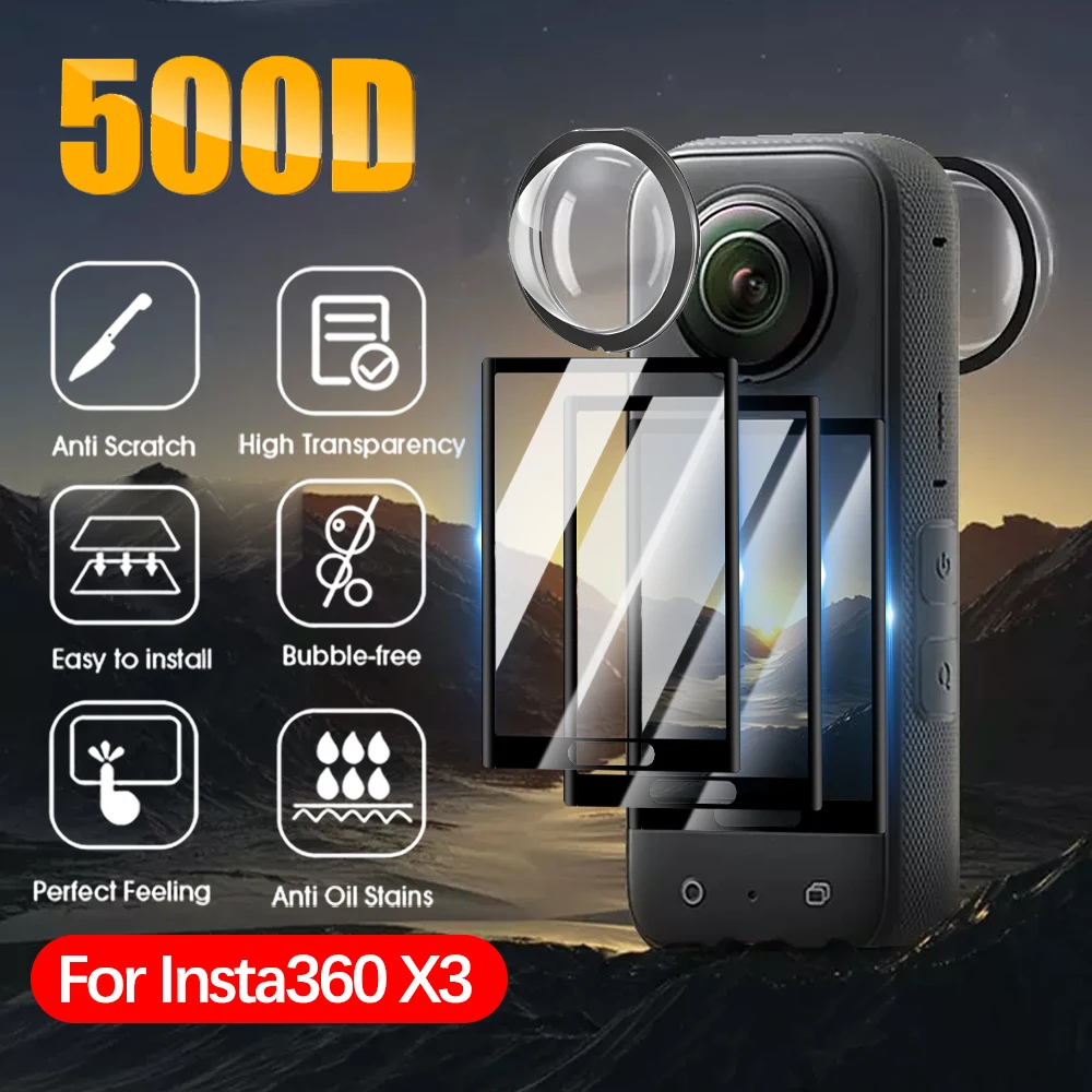 Pellicola Protettiva Per Insta 360 ONE X3, Pellicola In Vetro