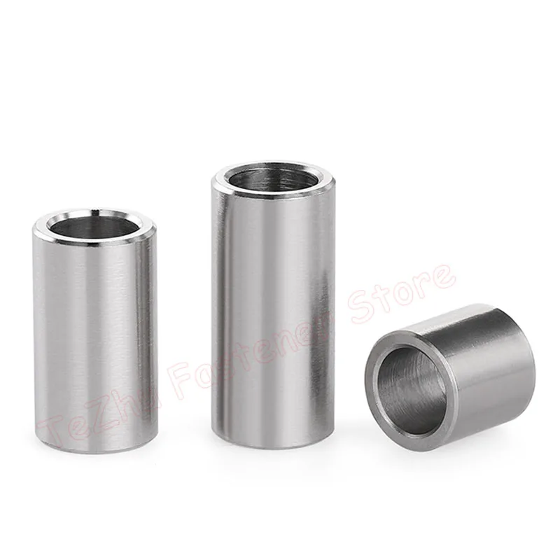 M15 M16 M17 M18 M20 Unthreaded 304 Stainless Steel Bushing Washer Gasket Round Hollow Standoff Spacer Sleeve OD 17-30mm 4