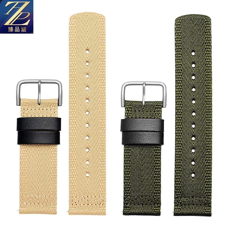 23mm quick release nylon watchband for Casio mountain watch PRW-60Y/61/50Y/70Y/30 series nylon canvas watch strap  bracelet