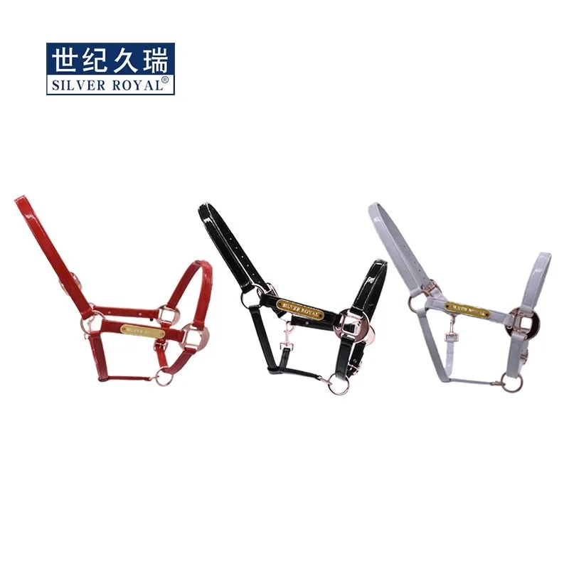 

Horse Halters Horse Equipment Glossy Patent Leather Halter