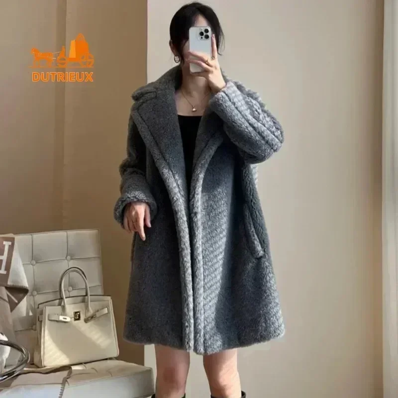 Highest Quality Short Teddy Coat for Women, Warm Teddy Coat for Women, Winter Alpaca Wool Coat, Fur Coat for Women, Jacket Women