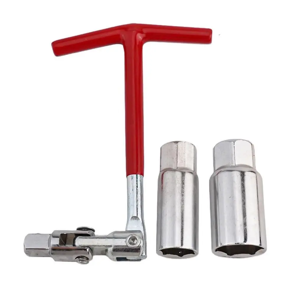 

Набор торцевых ключей для свечей зажигания 3 в 1, 16/21 мм, Т-образная ручка, Т-образная ручка, гаечный ключ, прочная втулка для свечей зажигания, инструменты для удаления свечей зажигания