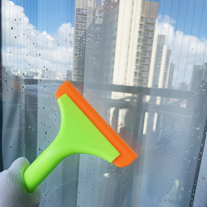 Super Flexible Silicone Squeegee Car Cleaning Auto Water Blade Shower Squeegee for Windshield Window Mirror Glass Water Wiper