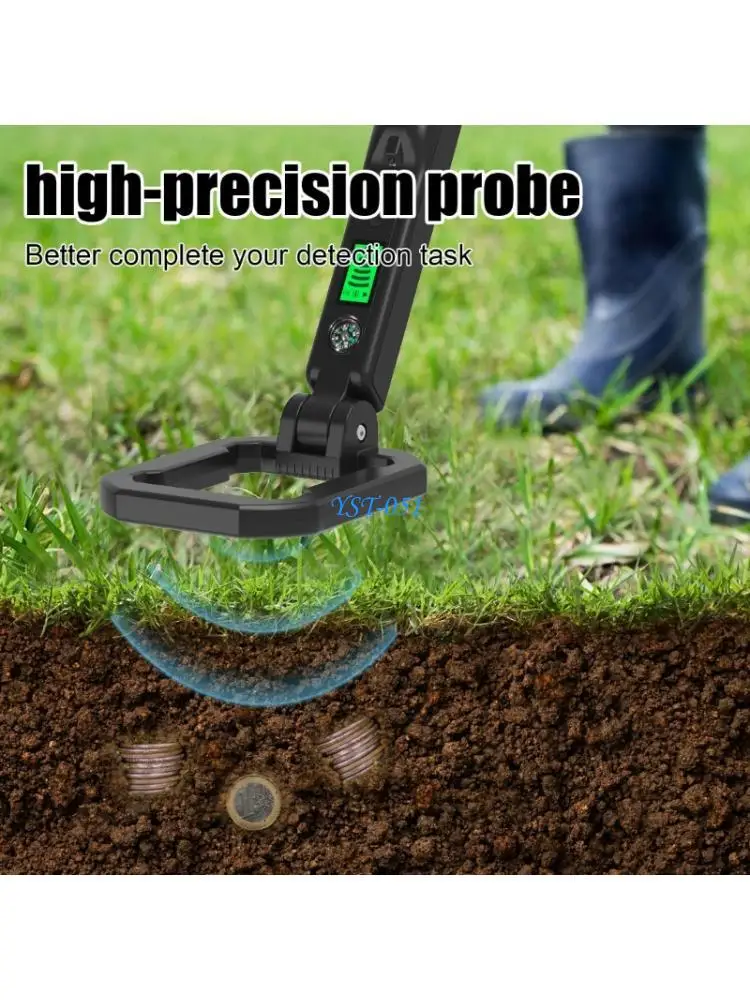 E15A Stable Performances Metal Detector Tool Foldable Construction Plastic Housing