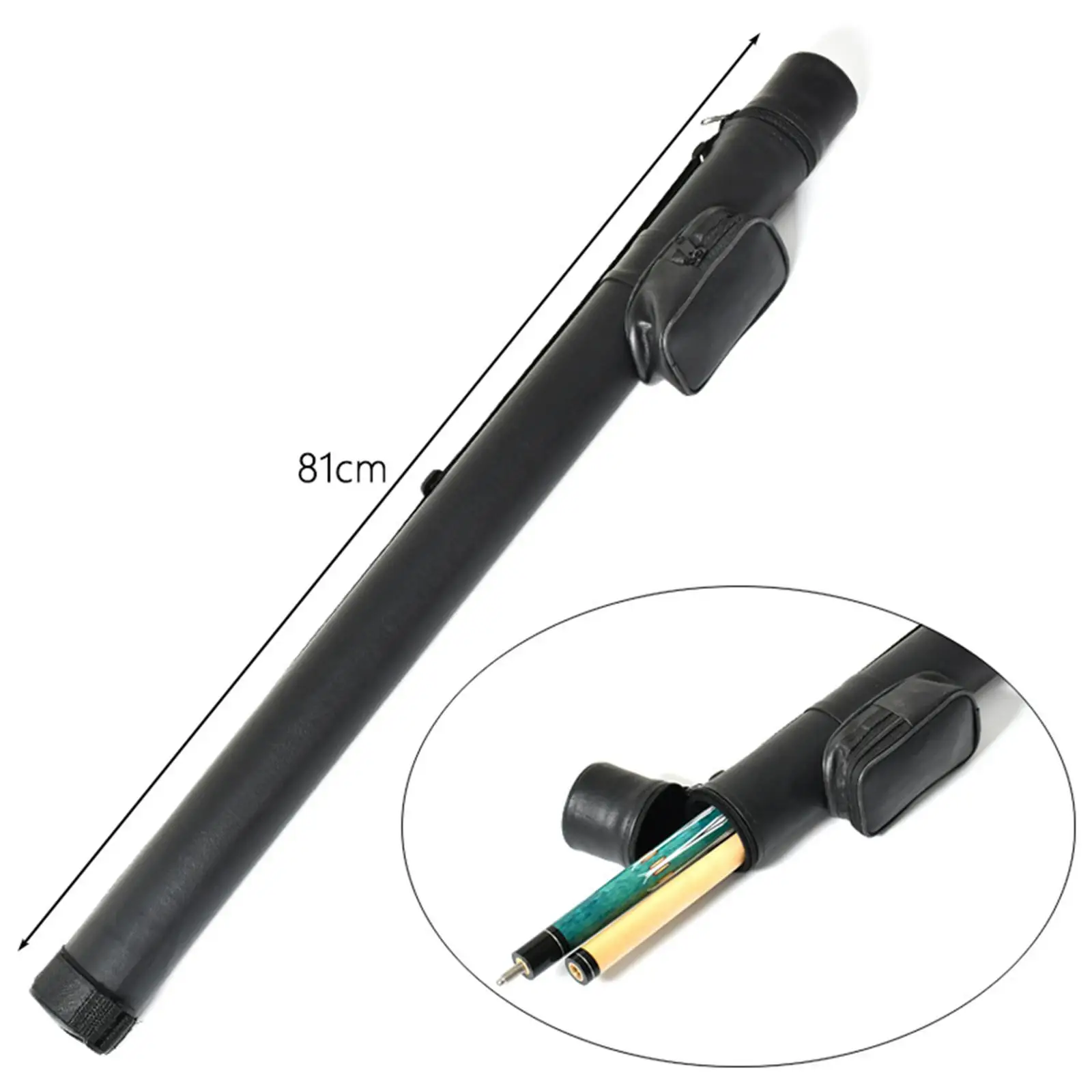 Adjustable Strap Billiard Cue Case Bag for Snooker Stick Storage Pouch Protector Portable Table Accessories