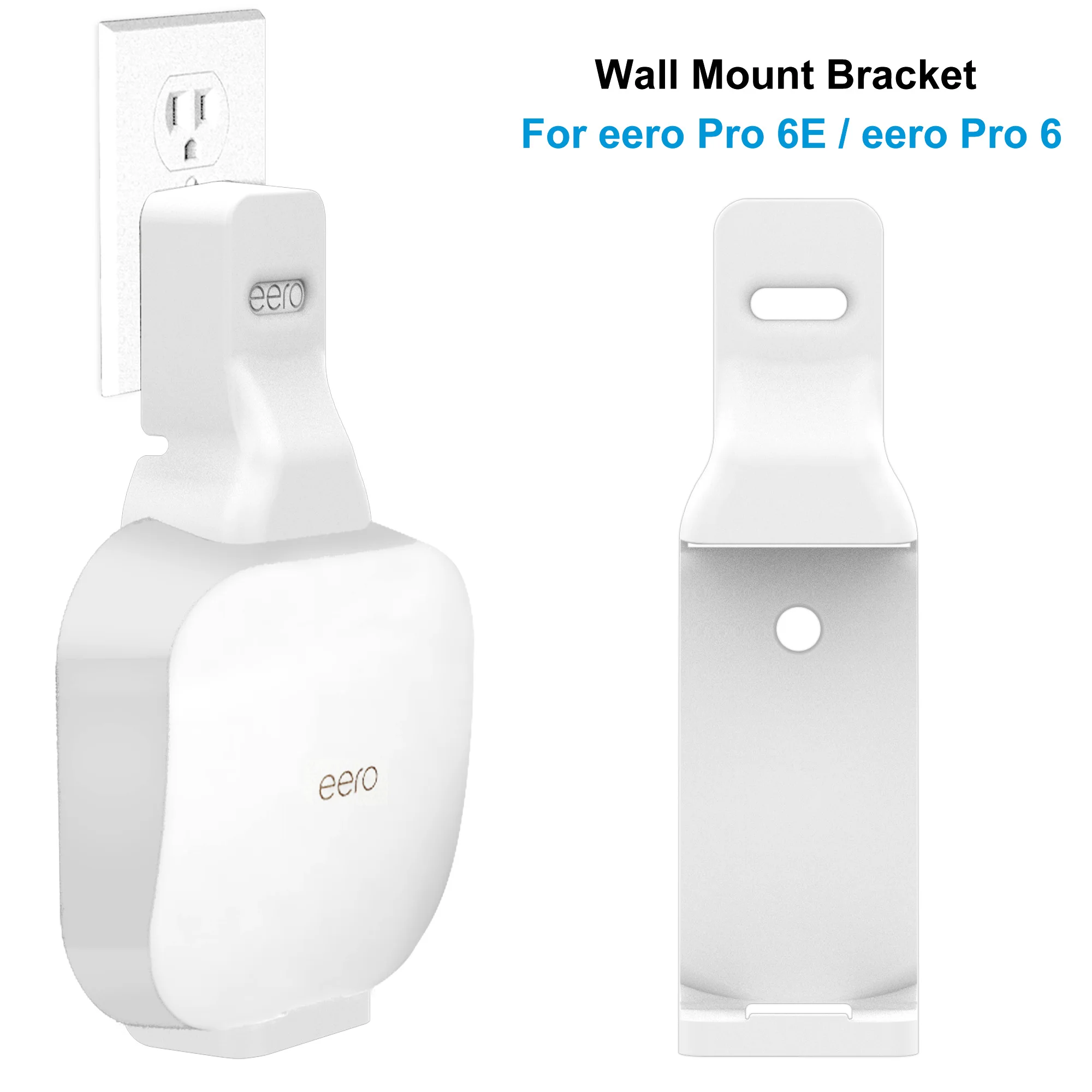 For eero Pro 6 / Pro 6e mesh WiFi Router Holder with Cable Storage High-quality Stand Fit eero Pro 6 / Pro 6E Wall Mount Bracket