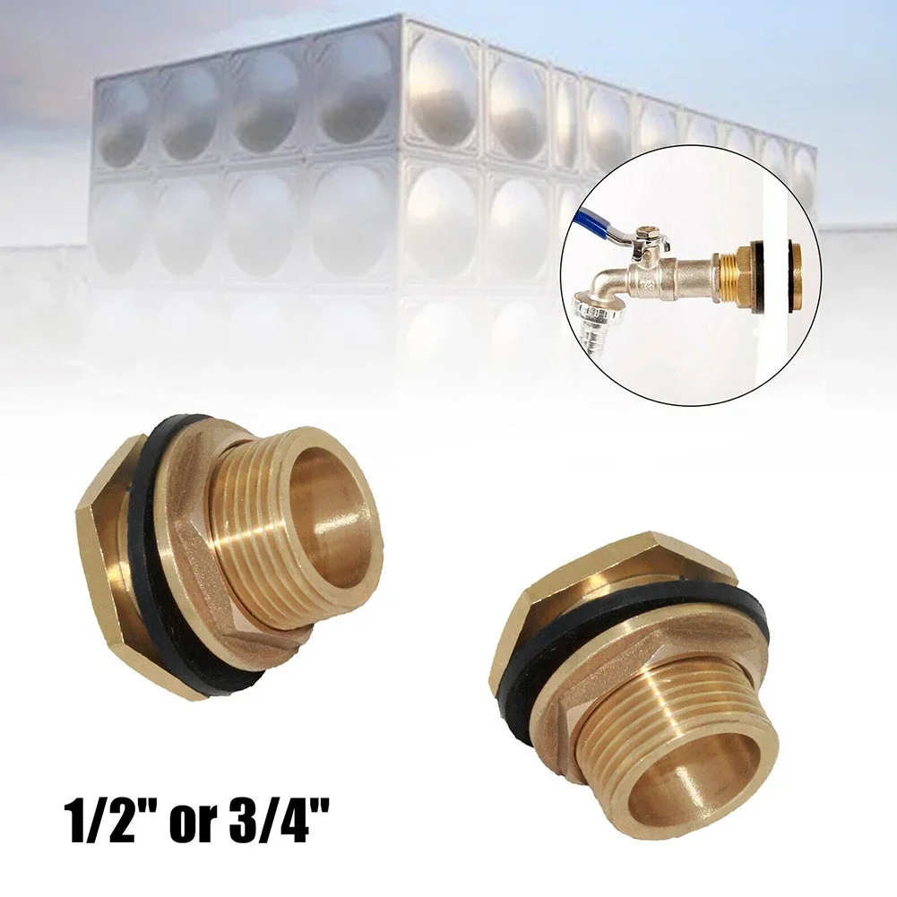 Water Butt Water Tank Tap Buckets Connector Watering Equipment Water Storage Rain Barrels Brass Tap Click-Lock Fittings Use
