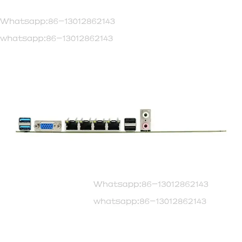 C612 MATX Motherboard, Supports Xeon E5 V3 V4 CPU, Quad 2.5G Ethernet Ports, 10 SATA Ports, For IPC NAS Soft Routing