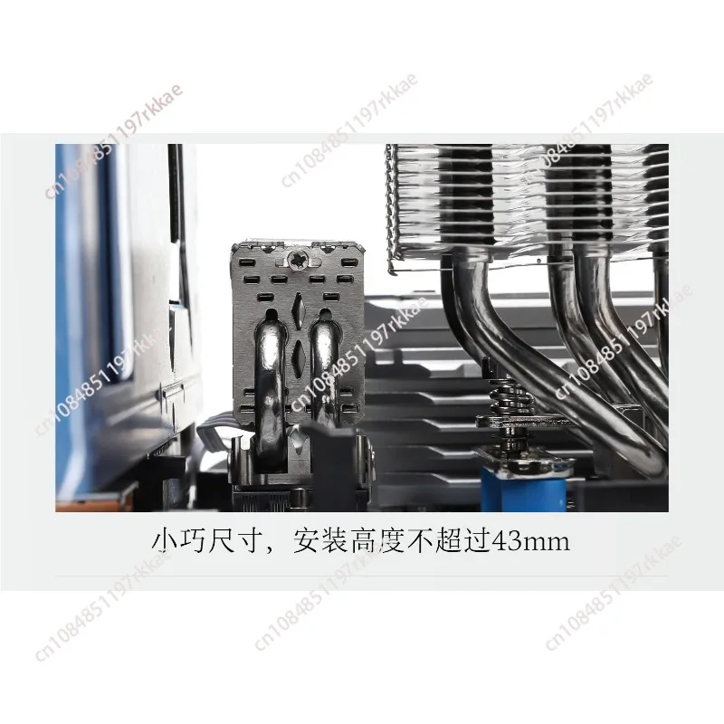 HR-10 2280 PRO M.2 SSD Solid State Drive Radiator 4 Heat Pipe Large Air Volume Temperature Control Cooling