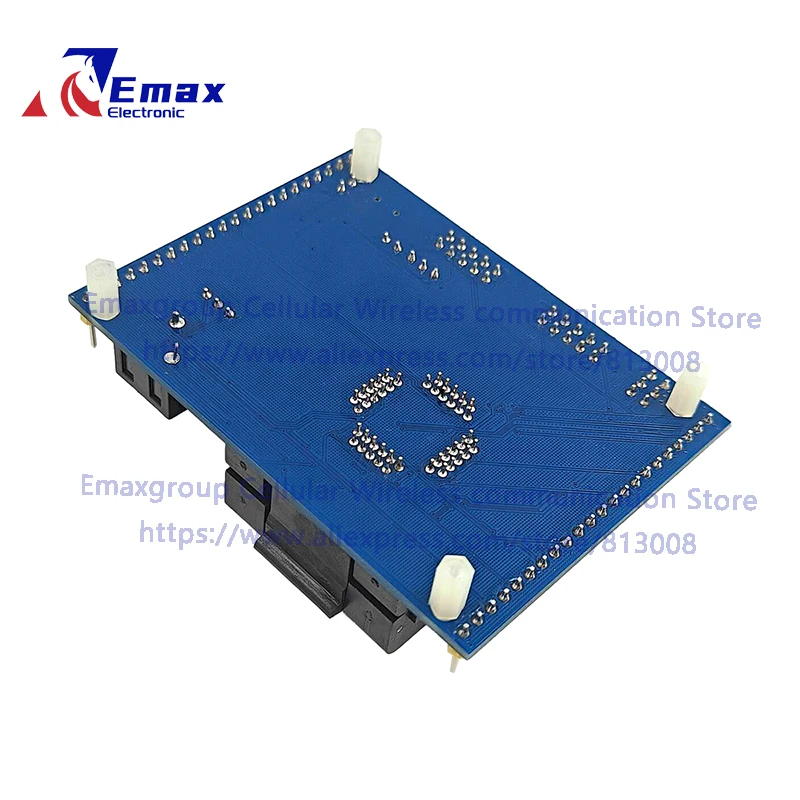 Assento para teste de assento, bolsa de teste com soquete de queimar e programação qfp44 dip fp44 atmega32 atmega16 ic