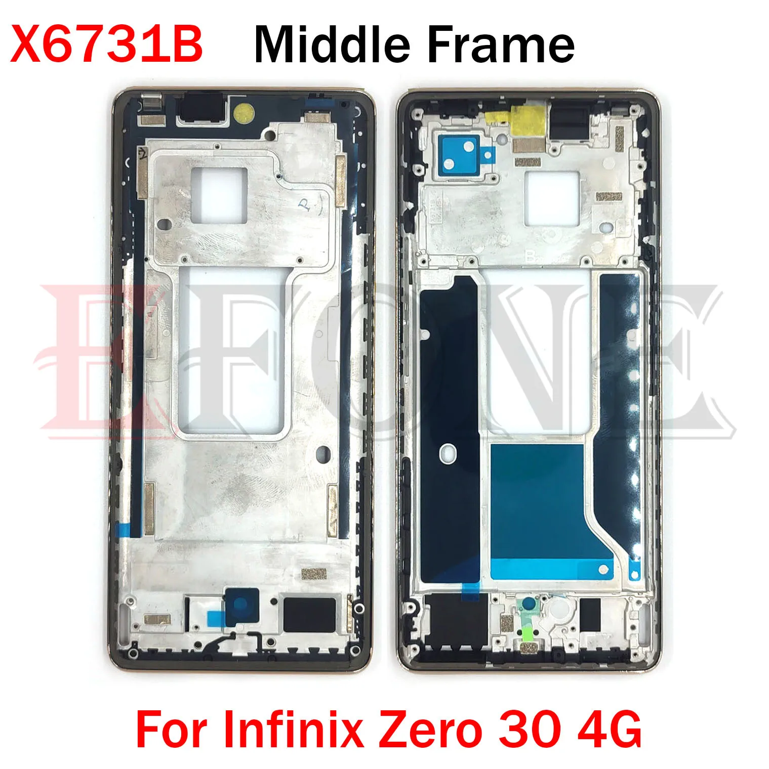 Middle Frame For Infinix Zero 30 4G X6731B LCD Front Frame Housing Bezel Repair Parts