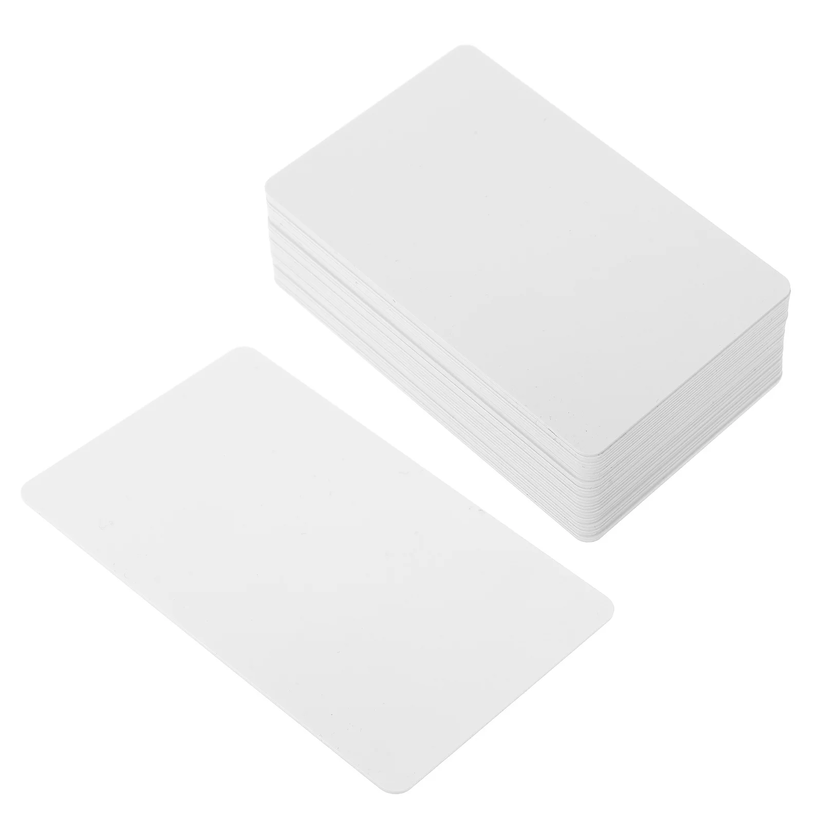 30 Stück leere Chip-PVC-Karten, weiße PVC-Kunststoff-IC-Karte für Zugangskontrolle, Identifikationsabzeichen, Business-Studenten-NFC-Karten