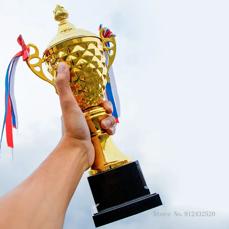 Custom Size and Size Metal Trophy, Creative Award, Calligraphy, Football, Table, Tennis, Badminton, Game, Custom Trophy