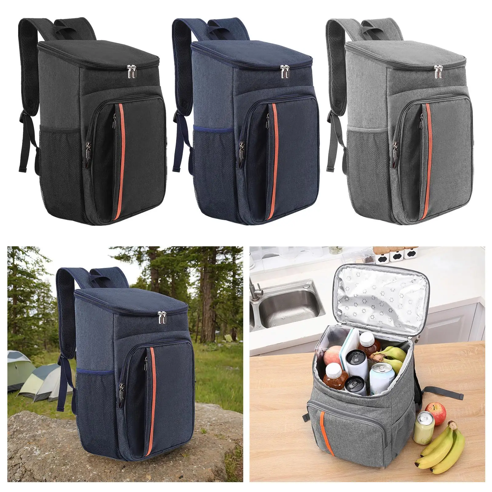 Lunch Backpack Insulated Lunch Bag for Men Women Hiking Office Beach Picnic