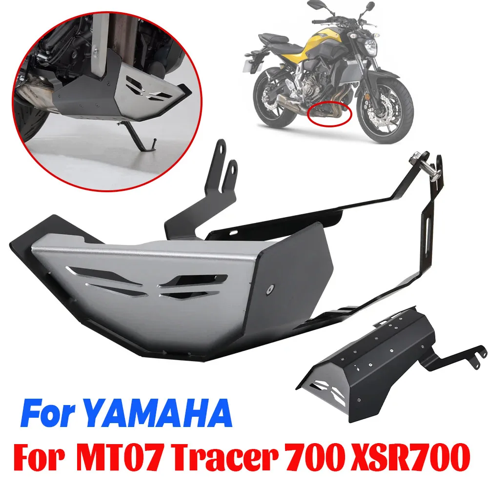 

Engine Protection Cover Chassis Bottom Guard Skid Plate Protector For Yamaha MT07 MT-07 Tracer 700 XSR700 Motorcycle Accessories