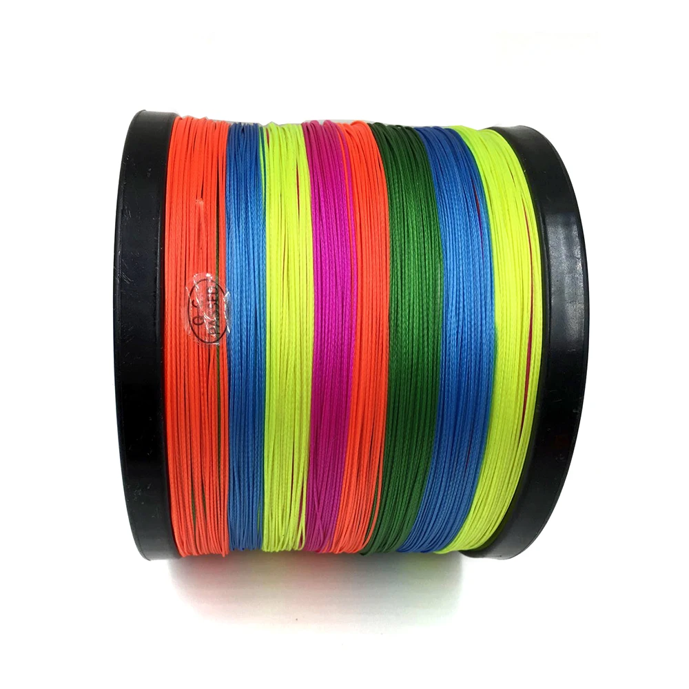 JOF 8 Strands 1000M 500M 300M PE Braided Fishing Line Tresse Peche Saltwater Lure Fishing Weave Superior Extreme Super Strong