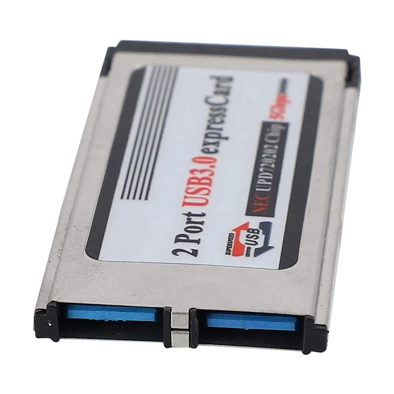 2X High-Speed Dual 2 Port USB 3.0 Express Card 34Mm Slot Express Card PCMCIA Converter Adapter For Laptop Notebook