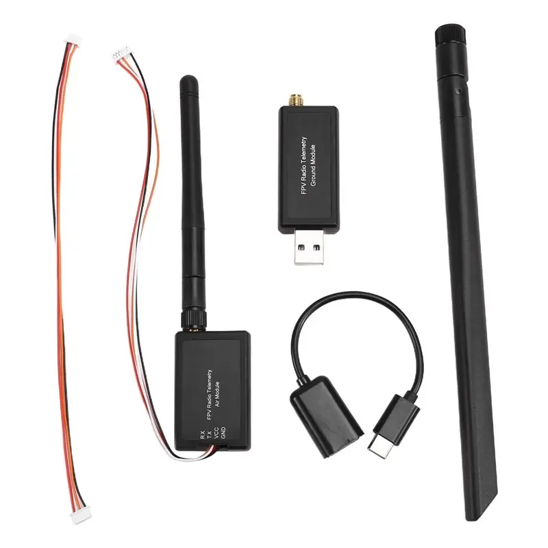 ABZZ-2X 3DR 500MW 433MHZ Radio Telemetry Air & Ground Data Transmit Module For Drone Accessories
