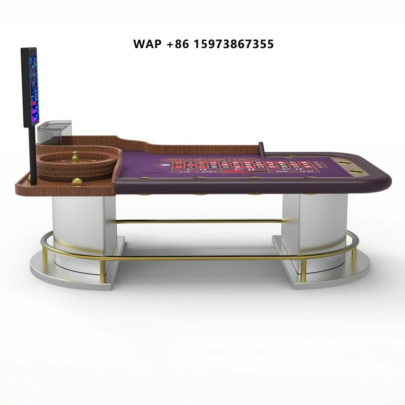 

Custom Stainless Steel High Quality Casino Deluxe European Style 0 Real Luxury Professional Roulette Wheel Game Table for Sale