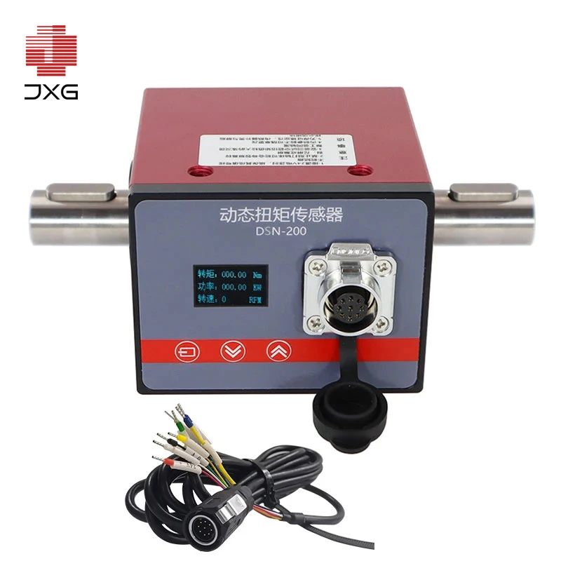 

Rotary Torque Sensor Motor Speed Power Measuring Instrument Transducer Build-in OLED Display Force Dynamic Dip Angel Test