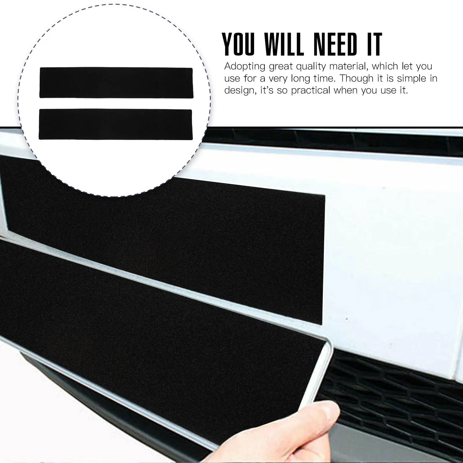 

License Plate Fixing Sticker 100x500mm Double Sided Strong Adhesive Reusable Washable Car Van Truck Mounting Tape