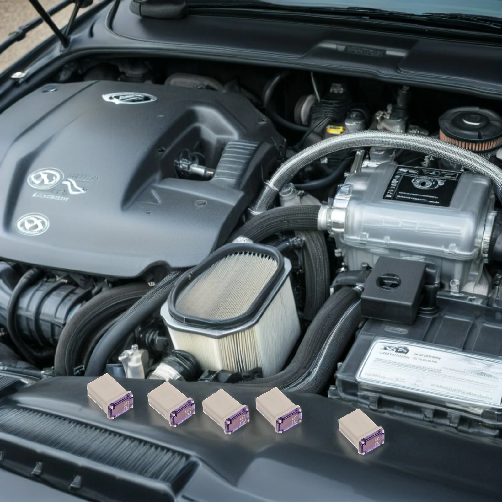 

10pcs Micro Automotive Fuses Low Profile Kit High Sensitivity Circuit Protection For Vehicles Durable Plastic Holders