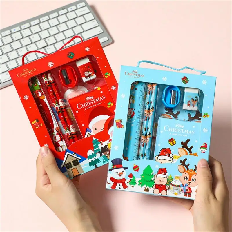 Christmas Stationery Gift Set Stationery Gift Box Set For Students Multiple Colors Stationery Supplies For Kindergarten Prizes