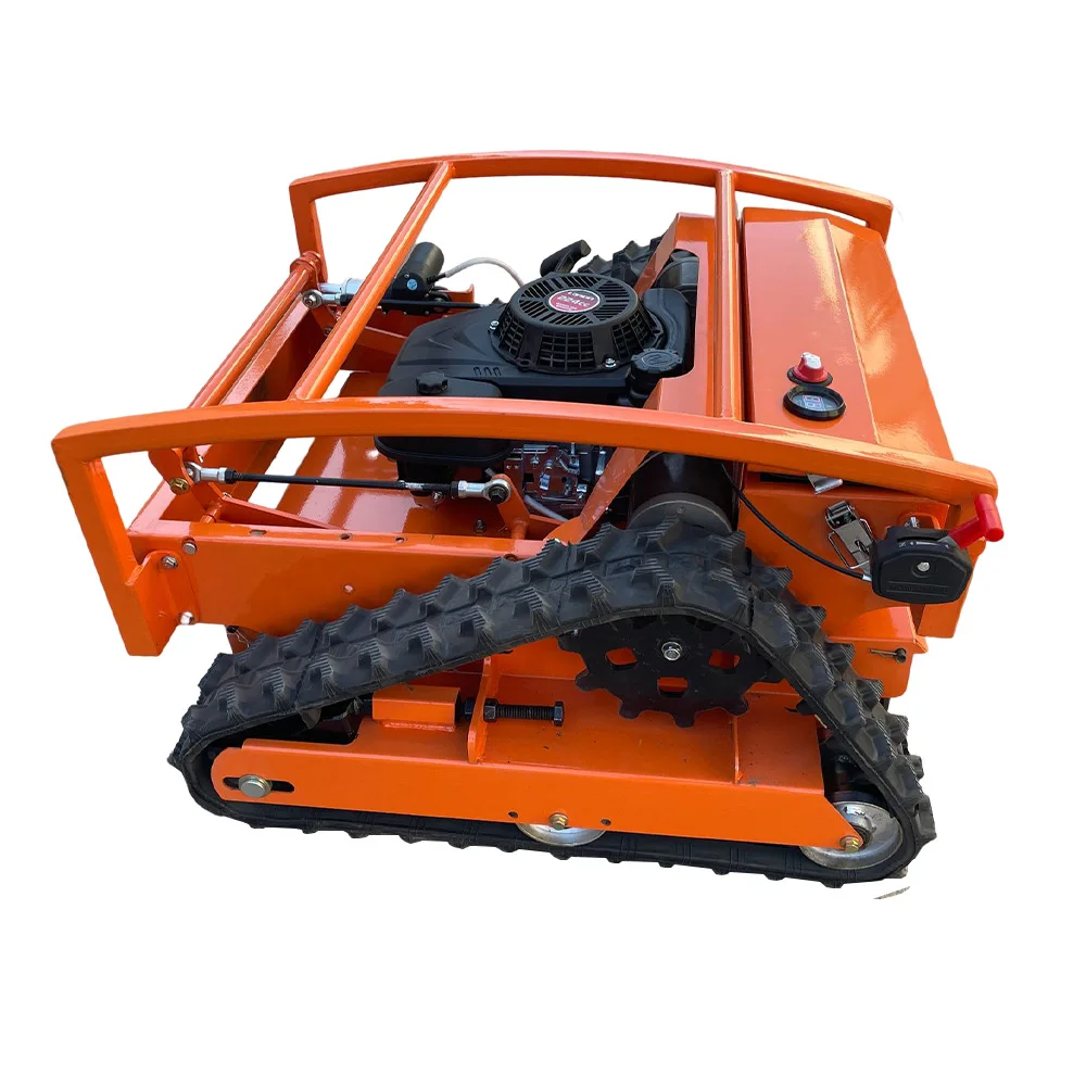 Crawler Robot Lawn Mower Self Propelled Remote Control Walking Garden Grass Cutting Machine Automated Lawn Mower