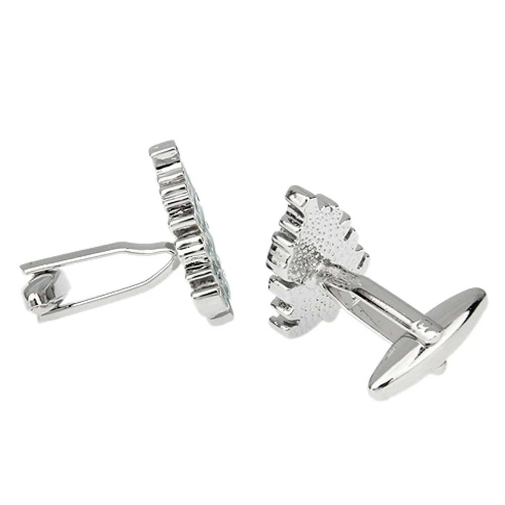 4 desain TZG mode Natal manset pria manset Tautan pohon ayah (2 pasang/Lot)