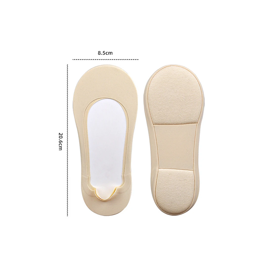 Non-slip Fashion Women Girls Massage Socks 3D Boat Style No Show Short Sock Antiskid Invisible Ankle Sexy Arch Support Sock