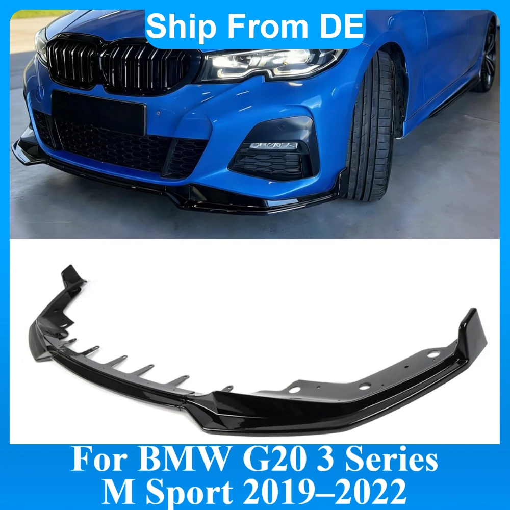 Frontspoilerlippe für BMW 3er G20 M-Sport 320i 330i M340i XDrive 2019-2022 MP Style Frontstoßstangen-Spoilerlippe Diffusor Karosserie-Tuning
