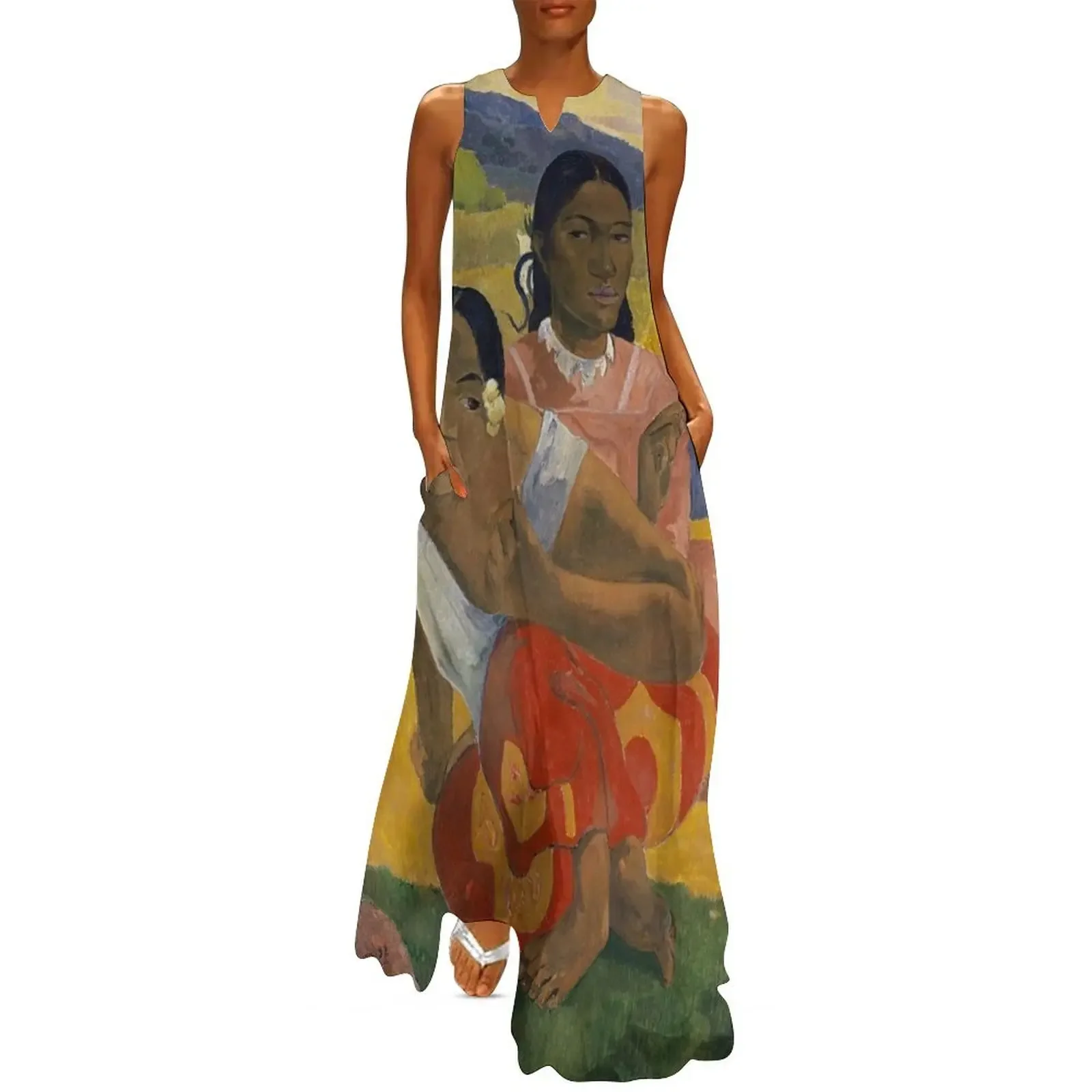 

Paul Gauguin - Nafea Faa Ipoipo (When Will You Marry) Long Dress party dress women elegant luxury Dress