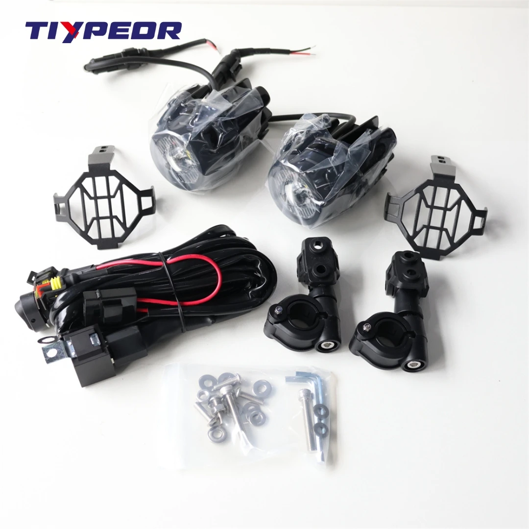 TIYPEOR Aluminum alloy motorcycle headlamp Original waterfowl lamp 15W power white light Best Selling LED flashing light