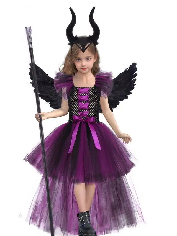 

Костюм ведьмы S Beau для девочек, фрак, платье для выступлений на Хэллоуин, косплей, тема феи, наряд