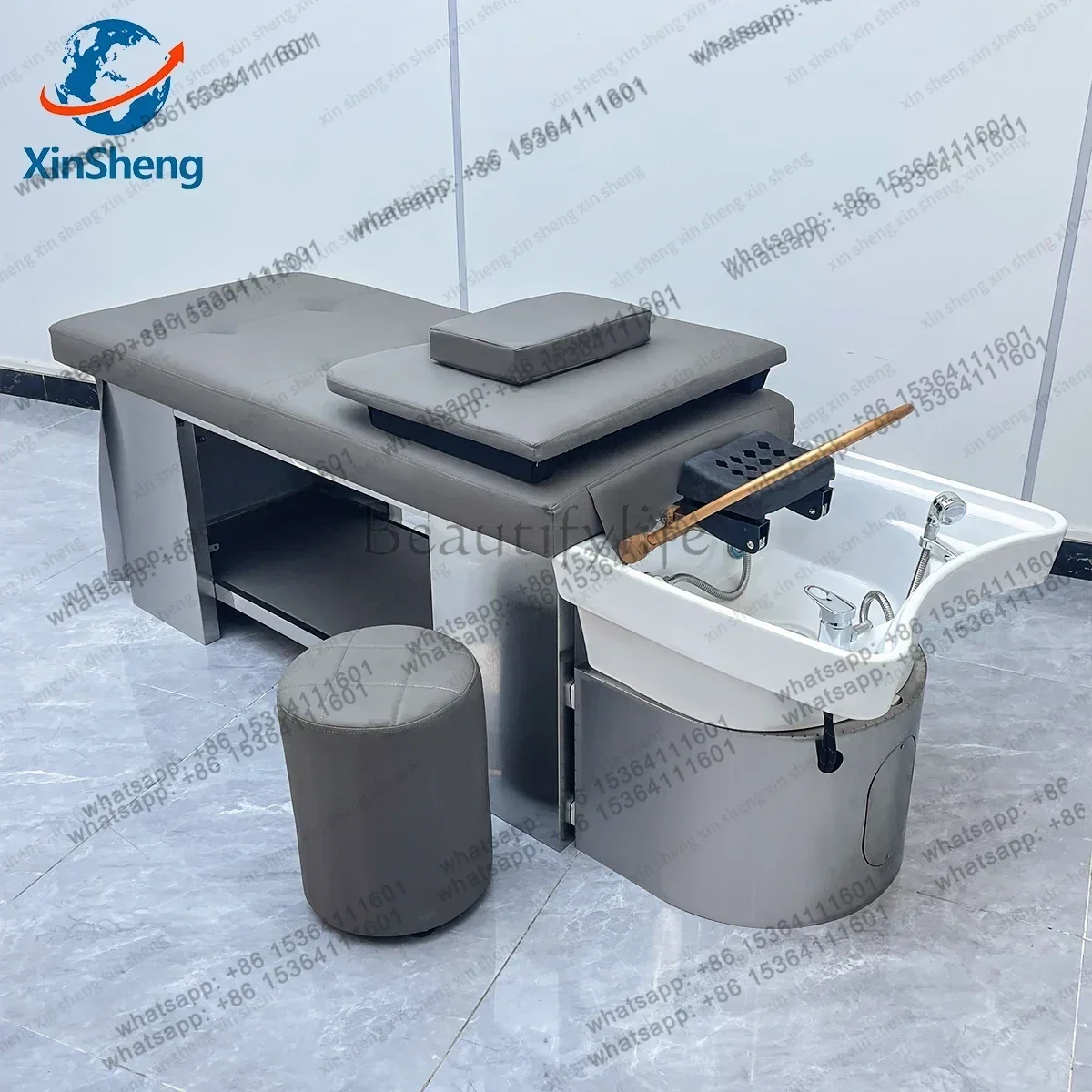 xx39 Hair Wash & Head SPA Fumigation Shampoo Bed Beauty Salon Massage Table Massage Beds Barber Shop Commercial Furniture