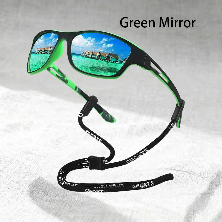 1-2 Stück Modische Muster-Sonnenbrille mit Kette Sport-Sonnenbrille für Männer und Frauen zum Fahren, Angeln, Radfahren, Bergsteigen Sport-Sonnenbrille für Herren – Detail 5