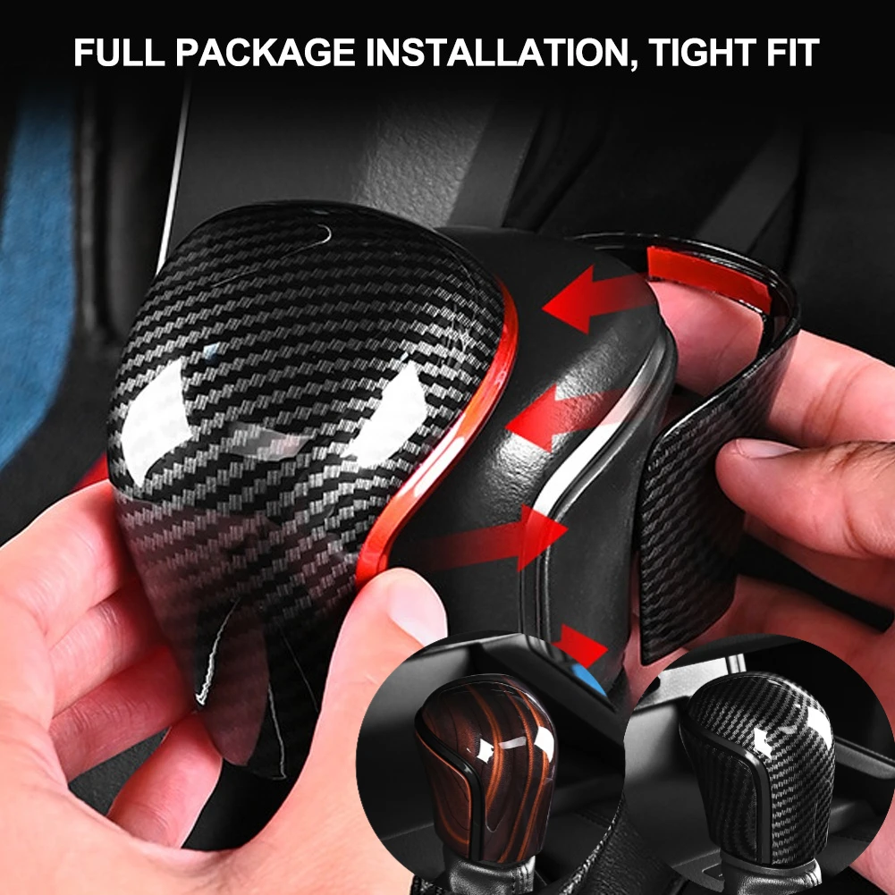 

Car Gear Shift Knob Cover Lever Stick Head Car Accessories Auto Parts Trim For Toyota Corolla 2019-2024 Camry 2018-2023