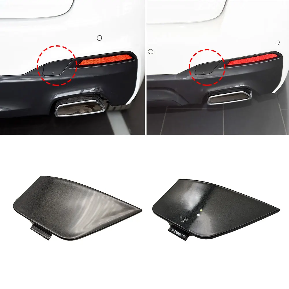 

Car Rear Bumper Tow Hook Cover Cap Gray Accessory For BMW 5 Series M Sport G30 M 2017-2023 520 523 530 535 540i M 51128746050
