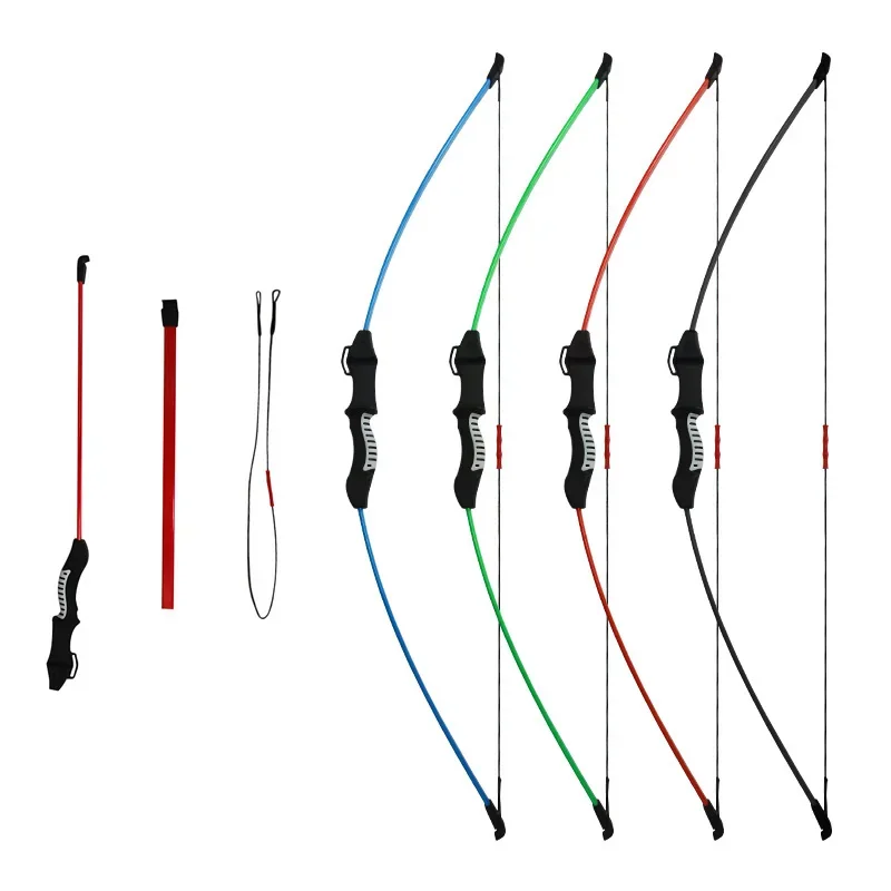 

Four-color Simple Fiberglass Bow Removable Composite Bow Outdoor Archery Equipment Children's Professional Bow