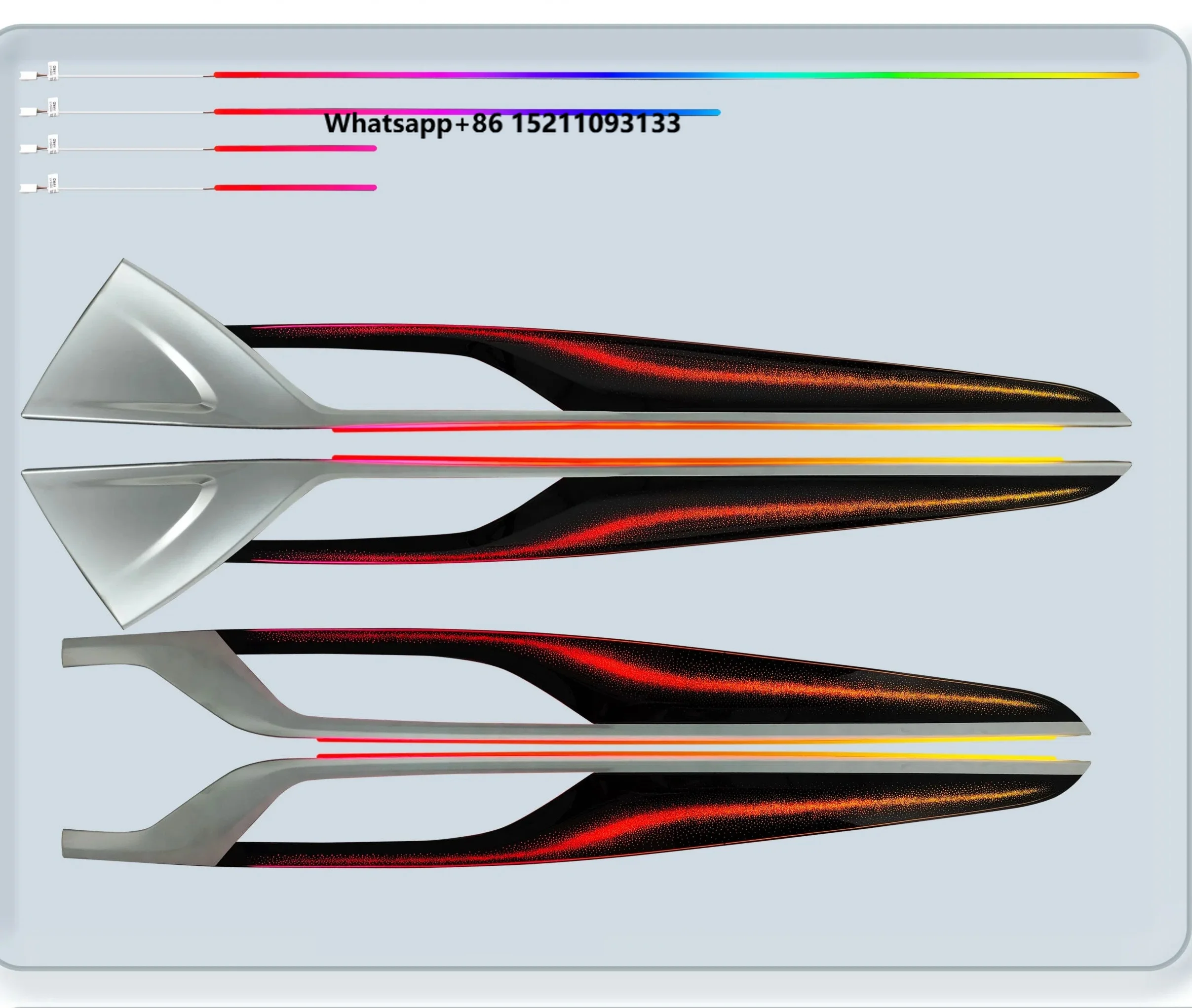 

New European Short Axis Car Symphony Ambient Light Galaxy Style Trim 1:1 Mold Kit Suitable for 5 Series G30 6 Series GT