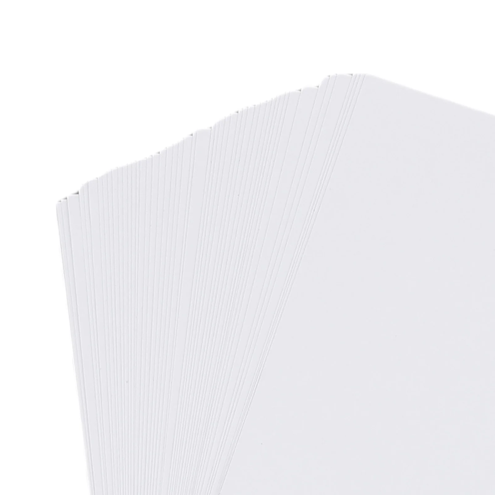 100 قطعة من ورق الملصقات (8.3 × 11.7 بوصة) طابعة نافثة للحبر قابلة للطباعة ملصقات ذاتية اللصق بيضاء لزجة ورق لاصق فني #3