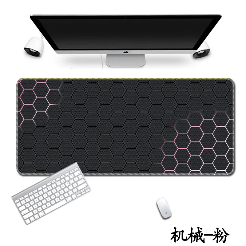 Mechanical honeycomb Carpet Mouse pad Extended Large Gaming Mousepad keyboard Lockable Washable Rubber Padmouse Gamer Play Pad