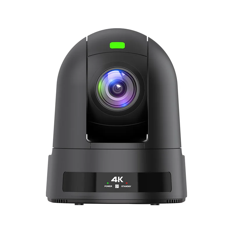 Broadcast 4K60 25X Optical Zoom PTZ Camera 1/1.8'' CMOS NDI HX3 12G-SDI HDMI USB FreeD AI Auto Tracking For Studio Church