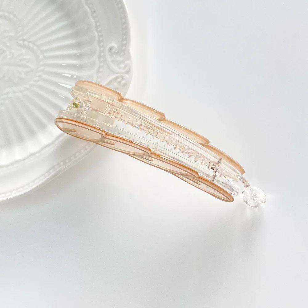 Заколки для волос «банан» 10 см, разноцветные листья, заколка для хвоста, большие женские заколки на затылке, аксессуары для волос Закол