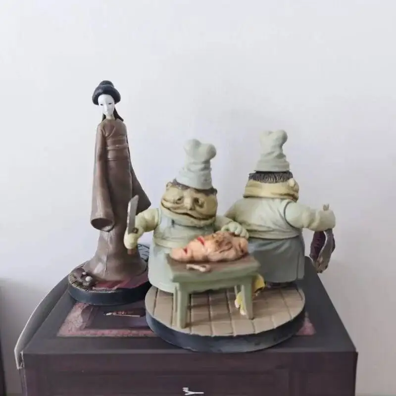 Anime Little Nightmares 3 Figure Butcher Mono Action Figure Collection Model Toy Figurine For Kid Birthday Halloween Party Gifts