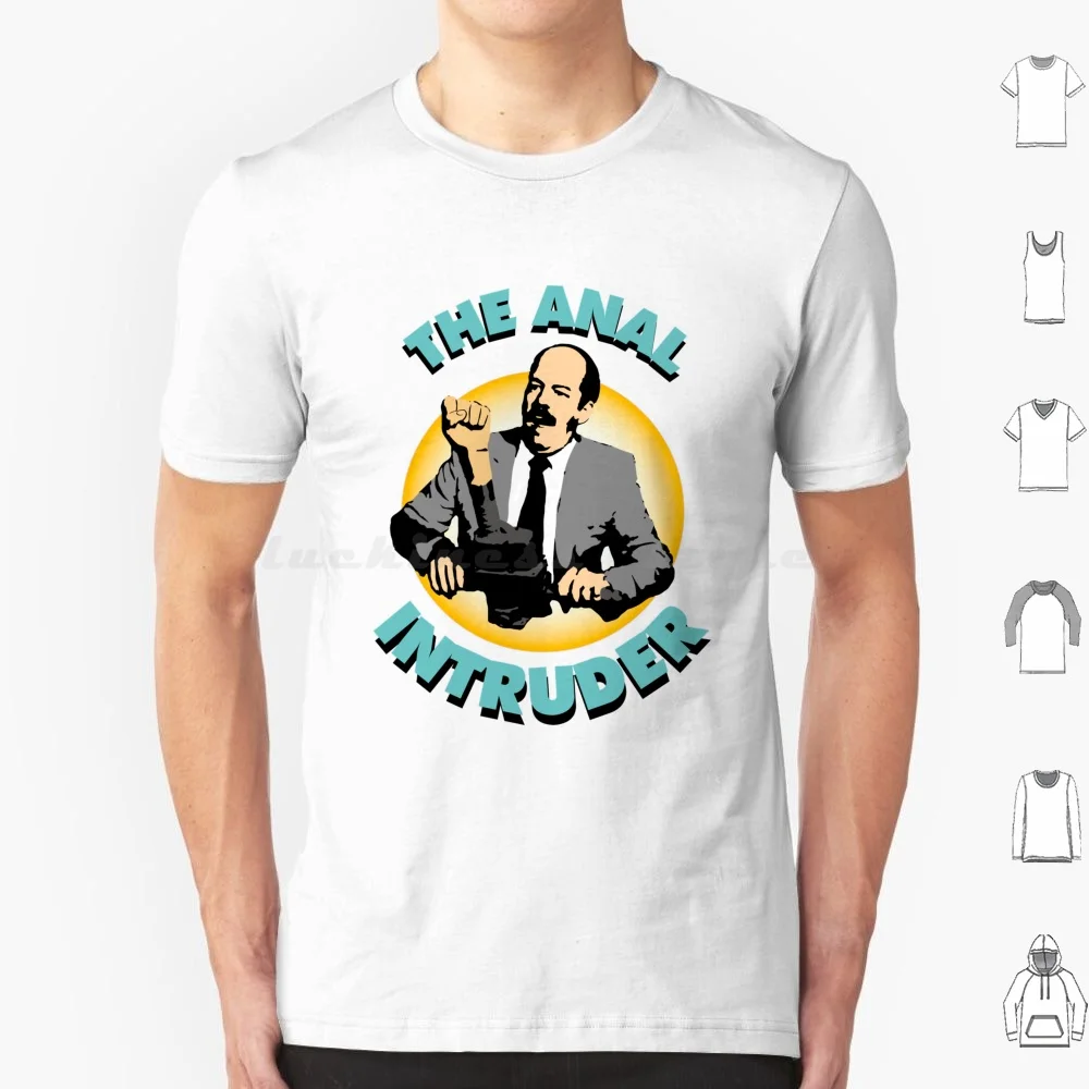 O Intruso Anal Top Secret T-shirt, Tamanho grande, 100% Algodão, Filmes, Cinema TV, Humor Geek, T-shirt